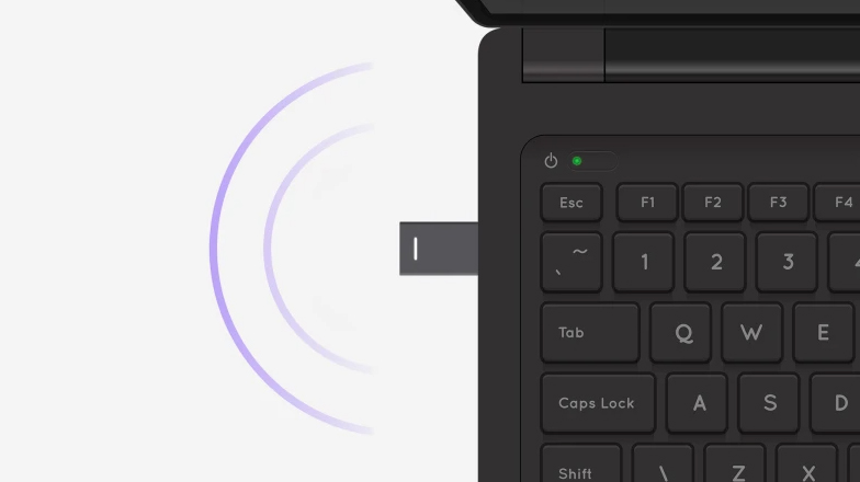 Приемник USB-A гарнитуры Logitech Zone Wireless Plus и дополнительных периферийных устройств Unifying Приемник USB-A гарнитуры Logitech Zone Wireless Plus и дополнительных периферийных устройств Unifying