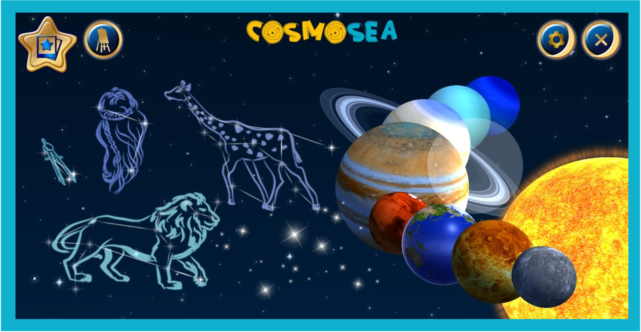 Комплект интерактивных игр Cosmosea