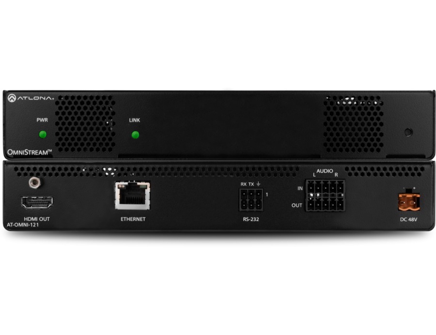 Одноканальный декодер 4K/UHD OmniStream AV по сети AT-OMNI-121