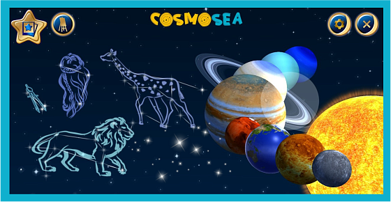 Комплект интерактивных игр Cosmosea