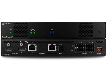 Двухканальный декодер 4K/UHD OmniStream AV по сети AT-OMNI-122