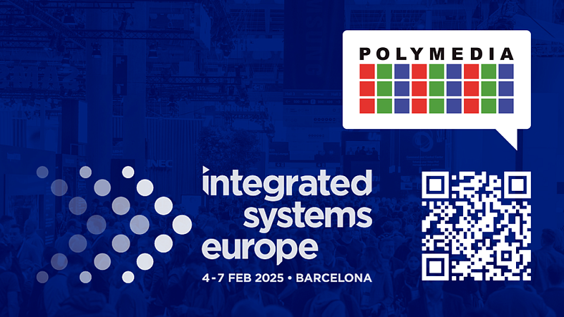 Polymedia посетит ISE 2025: следите за новинками в нашем Telegram-канале и вебинаре по итогам выставки
